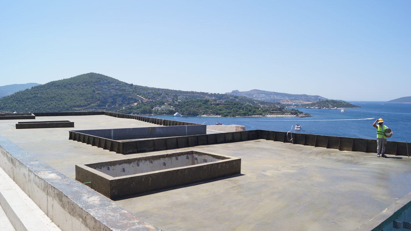 Bvlgari Mansions Bodrum - çatı teras manzarası